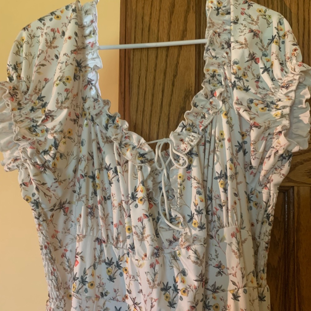 Floral Ruffle Dress